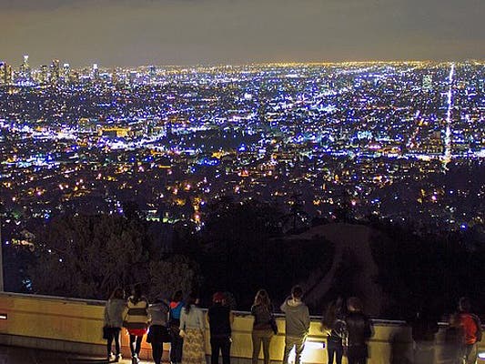 View from the Griffith Observatory | Instagram by @pix4fun1