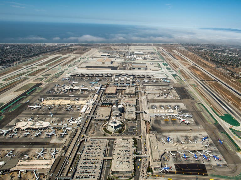 Aerial view of LAX from westward direction | Photo: Nancy-D, Discover Los Angeles Flickr Pool